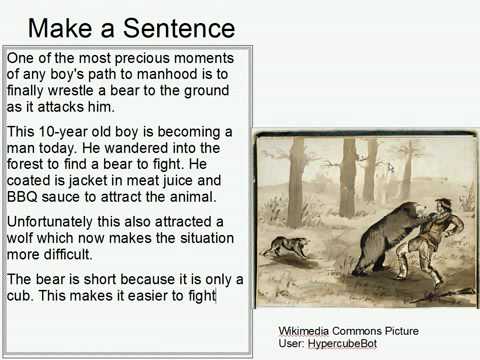 Make A Sentence Double Trouble 8: Attacked by Animals