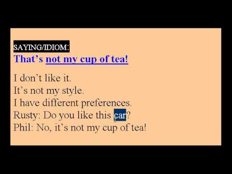 Learn English Idioms Lesson #15