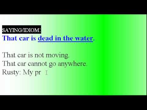 Learn English Idioms Lesson #33