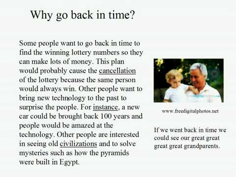 Live Intermediate English Lesson 22: Time Travel 1: Why go back in time?
