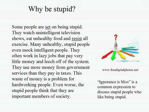 Live Intermediate English Lesson 9: Mental Power 8: Why Be Stupid