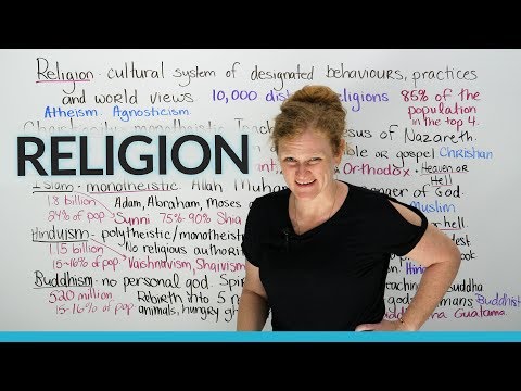 Culture & Vocabulary: Major religions of the world