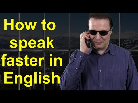 How to speak faster in English - Learn English Live 15 with Steve Ford