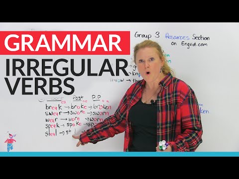 Irregular Verbs in English – Group 3