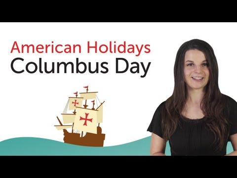 Learn English Holidays - Columbus Day