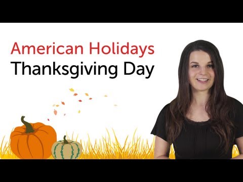 Learn English Holidays - Thanksgiving Day