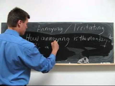 Learn English Study Lesson 89 Annoying / Irritating