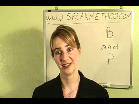 English Pronunciation: B and P Sounds with Listening Test