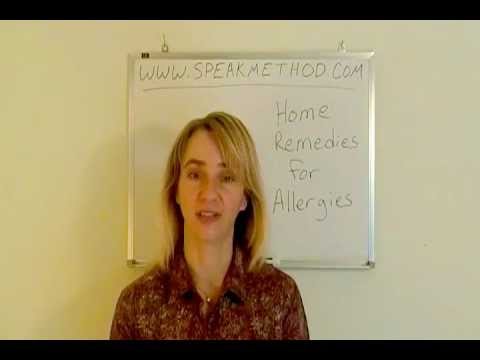 English Pronunciation News: Home Remedies for Allergies, listening for R sounds