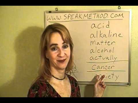 English Pronunciation News: The Acid Alkaline Diet (pronunciation of A sounds)