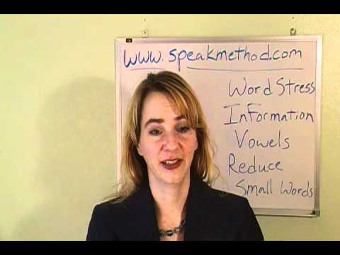 English Pronunciation: Word Stress Practice, American Slang