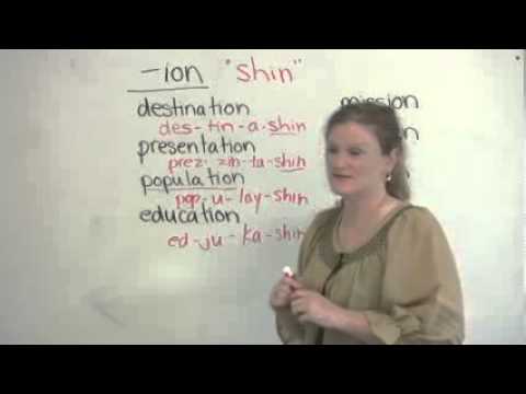 English Pronunciation   Words ending with iron