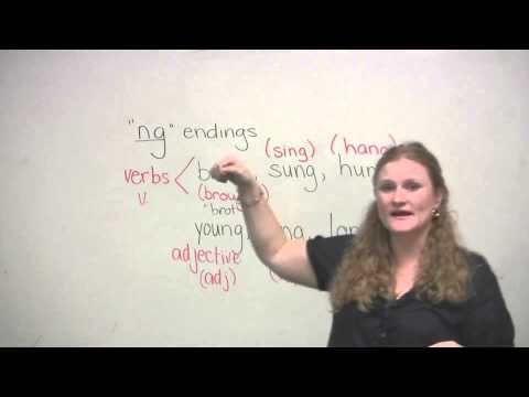 How to pronounce words that end with NG English Pronunciation)