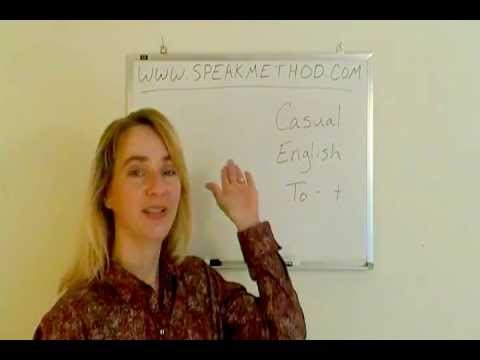 How to Speak Casual English: Reducing 'To' in Sentences