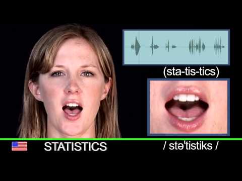 STATISTICS + Learning English Pronunciation