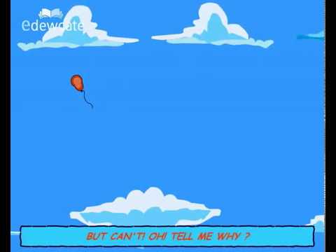English Poems kids rhymes My Red Balloon.Mp4
