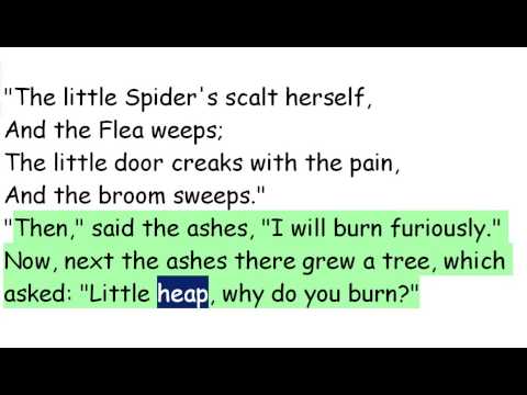English Reading   The Spider and the Flea
