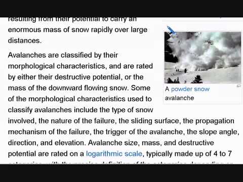 Learn English Reading Lesson 15 Avalanche