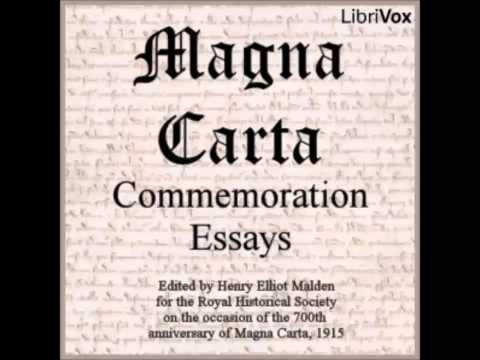 Magna Carta Commemoration Essays (FULL Audiobook)