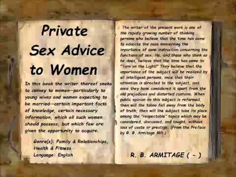 Private Sex Advice to Women (FULL Audiobook)