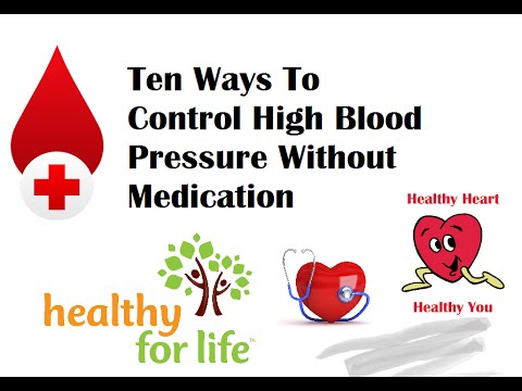 Ten Ways To Control High Blood Pressure Without Medication