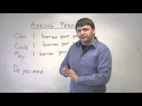 English Speaking + How to Ask Permission + CAN, COULD, MAY, DO YOU MIND