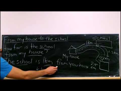 Learn English Speaking Study Lesson 64: How far is the school from my house?