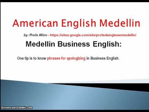 American English Medellin - 2 Business English Tips