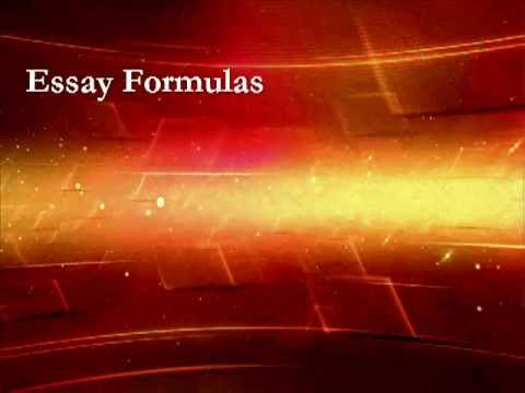 English Essay Formula 1: How to Outline the 5-Paragraph Essay/Composition