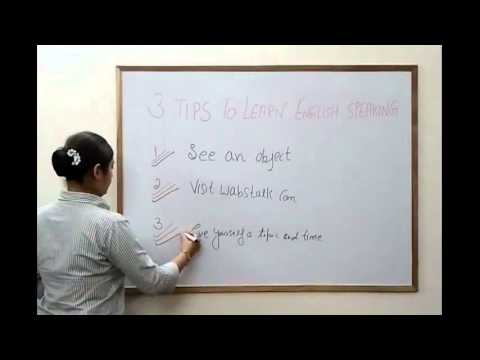 Spoken English Tips : How To Learn English Speaking Without Help - Part One Verbal The English Langu