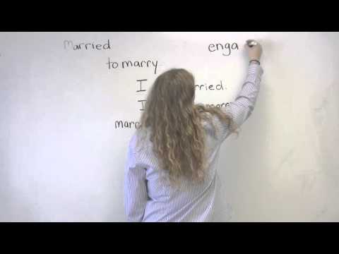 English Vocabulary + Marriage and Divorce