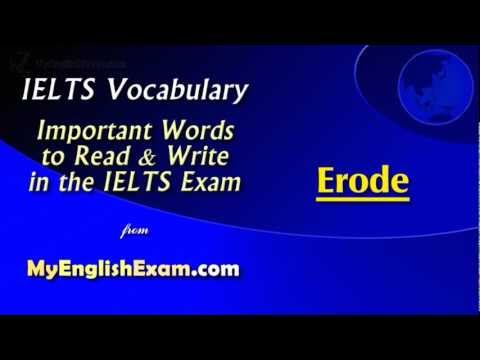 Essential Vocabulary: Erode
