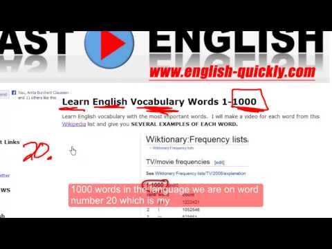 Learn English Vocabulary #20  MY   A Beginning English Vocabulary Lesson
