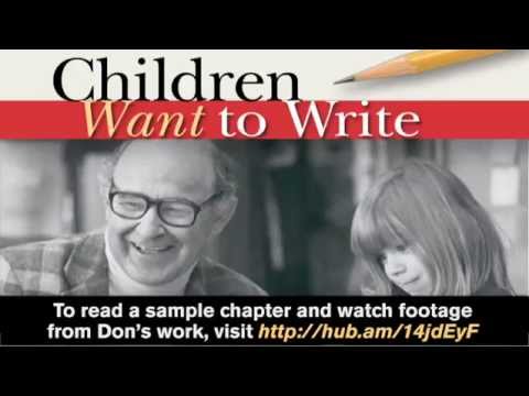 #5 Donald Graves' discoveries in children's writing