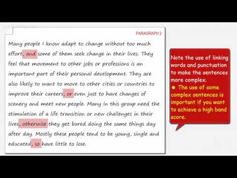 IELTS Writing Academic Task 2 (Essay) : Model 2 (People and Change)