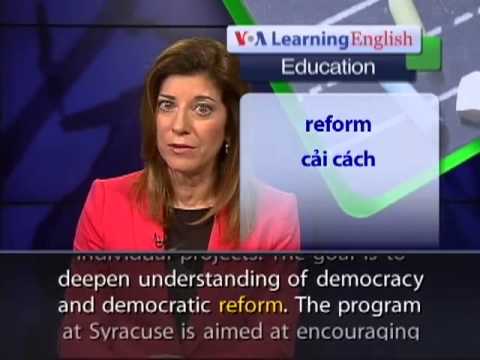 VOA Learning English on 06-June-2013,CELF Program Helps Deepen Understanding of Democracy